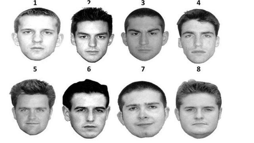 El test consiste en observar un rostro durante unos segundos.