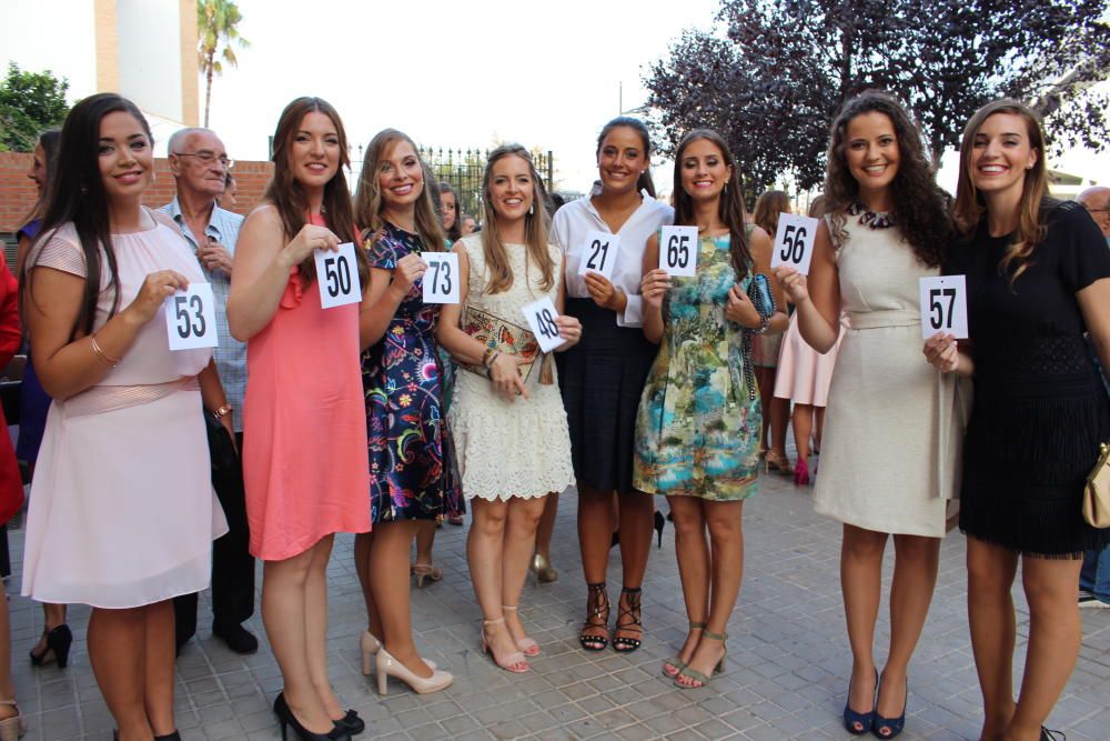 Presentación de las candidatas a falleras mayores 2018