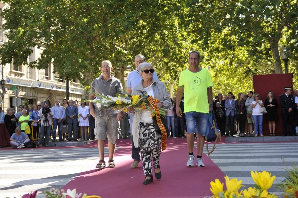 Ofrena de la Diada 2017 a Manresa