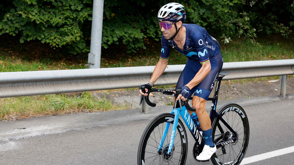 Alejandro Valverde, El Bala, durante la Vuelta a España