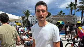 El seleccionador de Argentina Lionel Scaloni rebaja su tiempo en la Mallorca 312