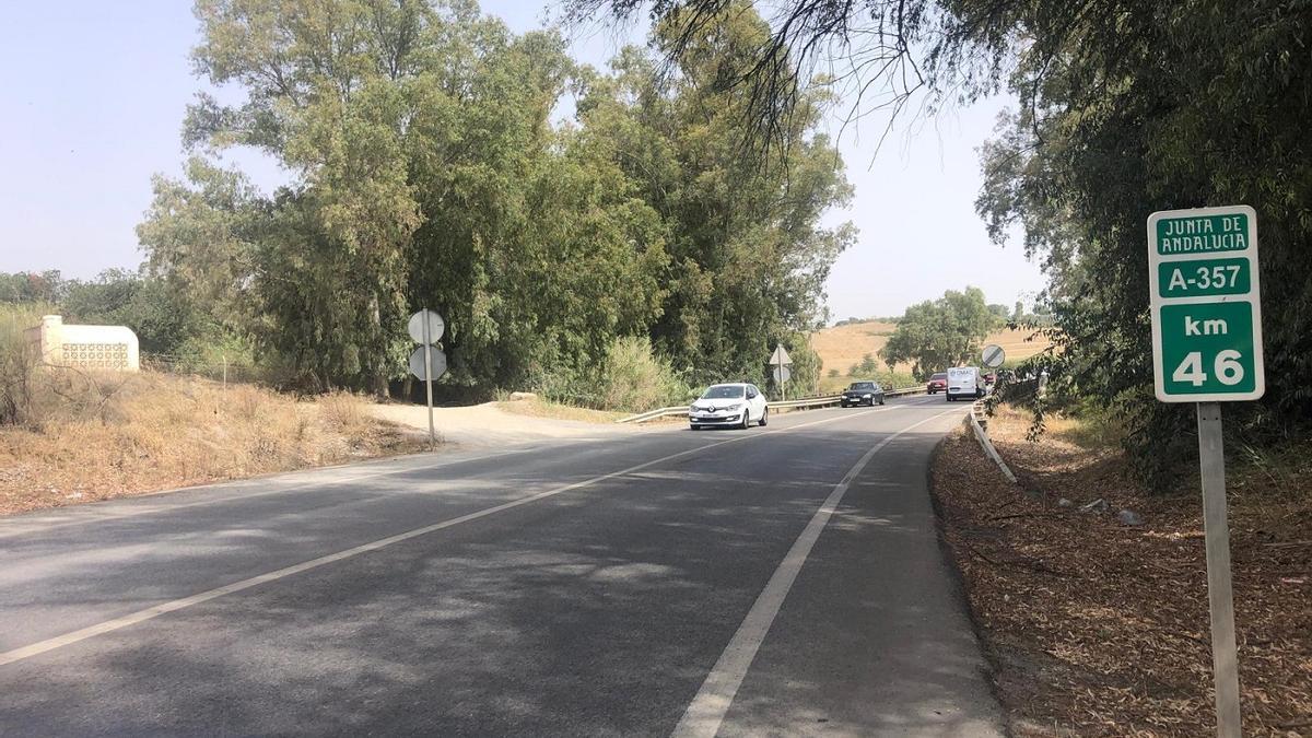 La Junta continúa el desdoblamiento de la carretera A-357 entre Málaga y Campillos.