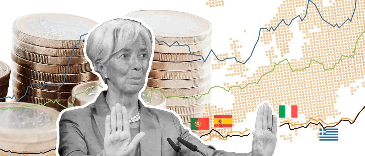 Vuelve el miedo a la prima de riesgo y el BCE sale al rescate de España, Italia, Grecia y Portugal