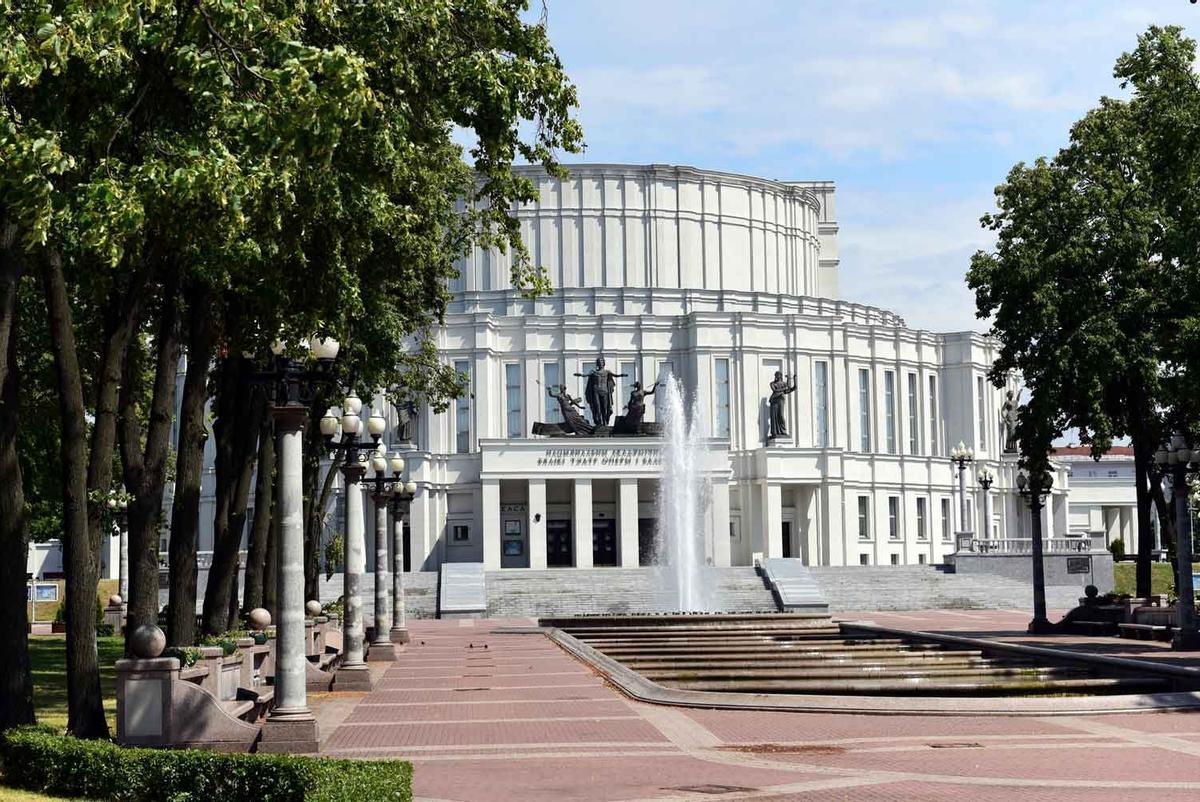 Teatro de la Ópera Nacional de Bielorrusia en Minsk