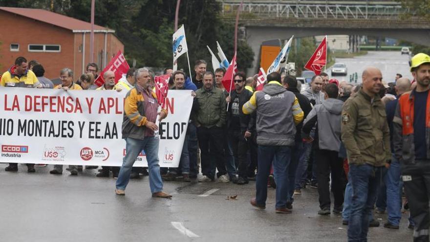 El sueldo de 70 trabajadores de las auxiliares de Arcelor subirá un 20%