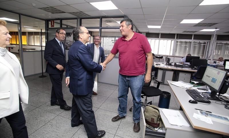 Visita del presidente de Prensa Ibérica a El Día