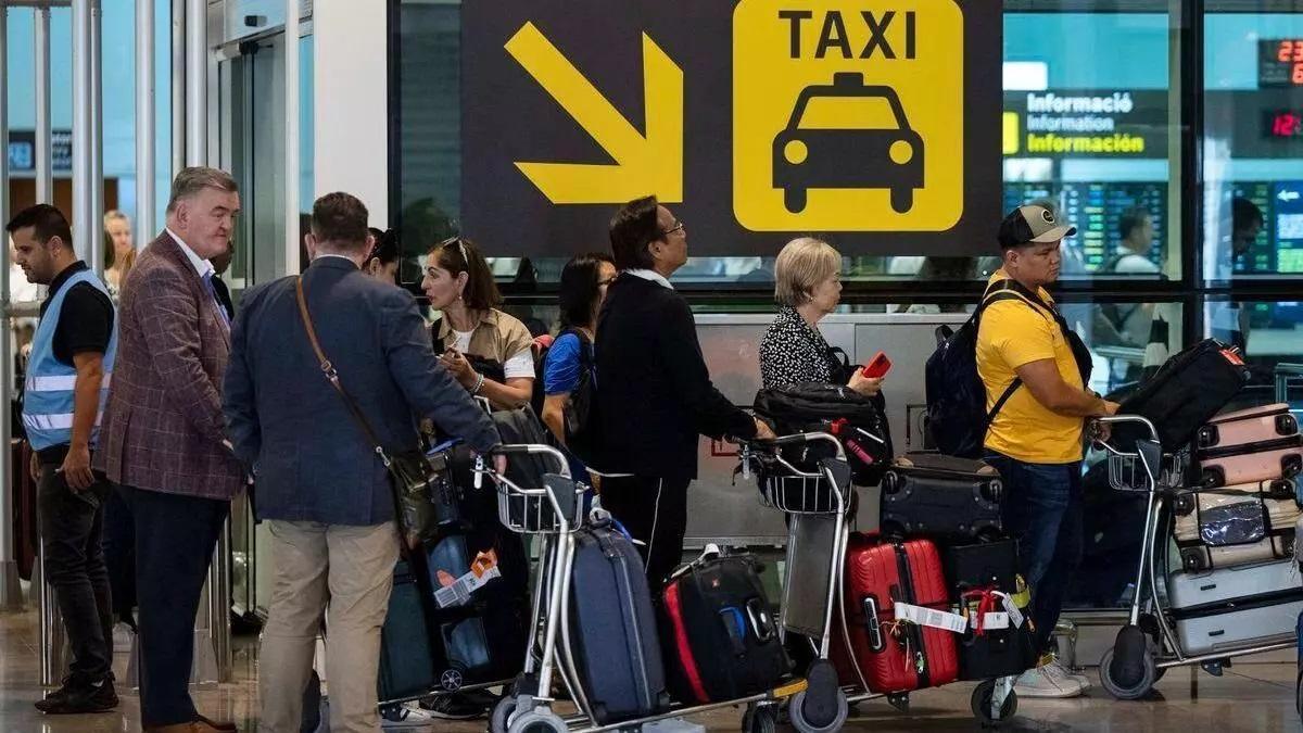 Flughafen von Barcelona.