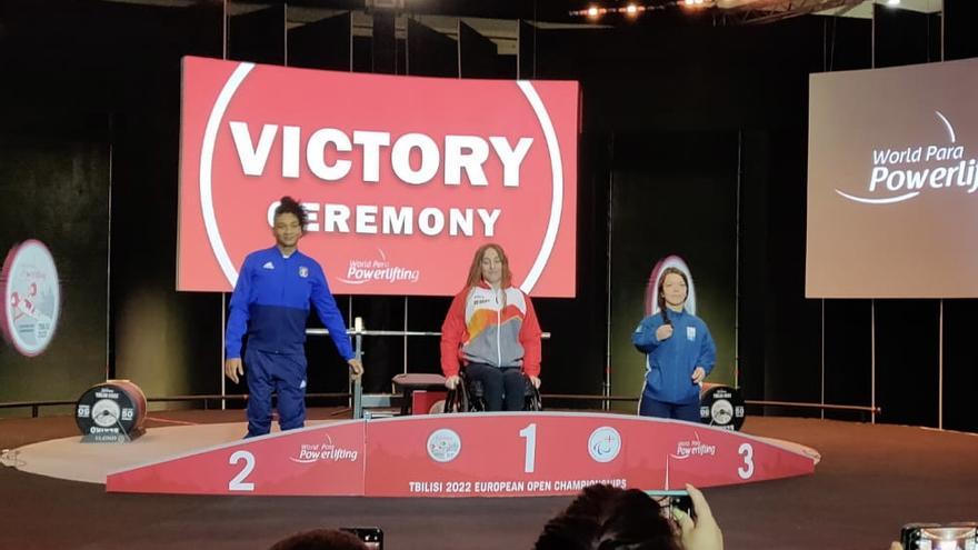 Loida Zabala, campeona de Europa de Parapowerlifting