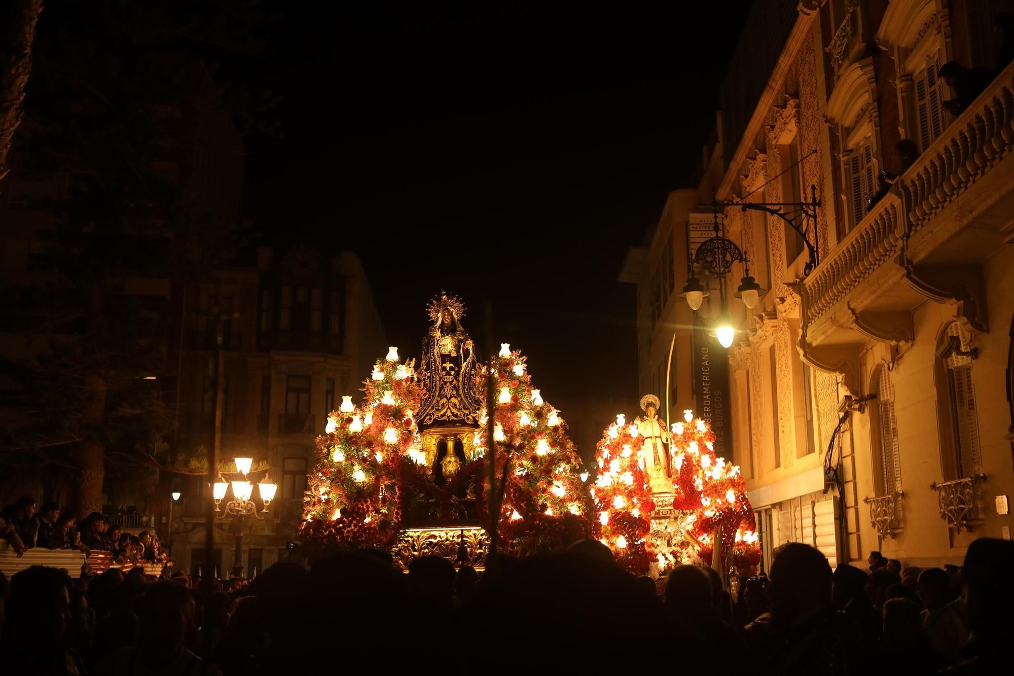 Las imágenes del Encuentro de Jesús de Nazareno y la Dolorosa en Cartagena