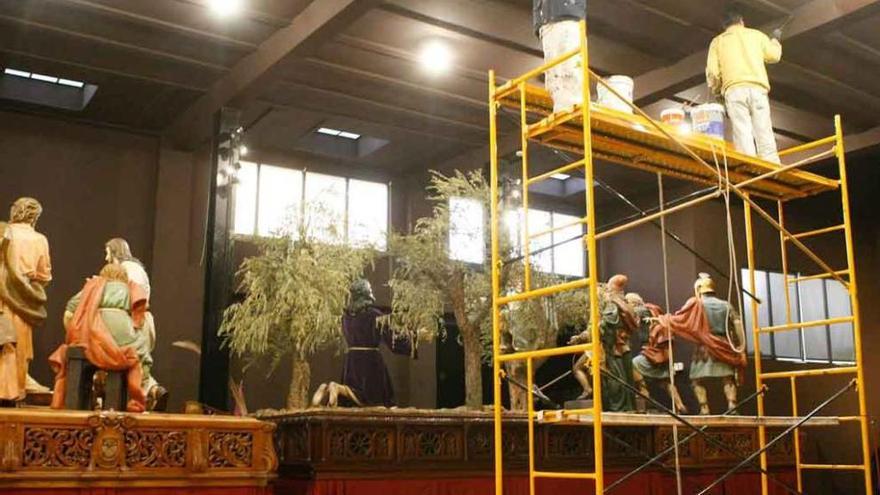 Obras de reforma ejecutadas a finales del pasado año en el Museo de Semana Santa.