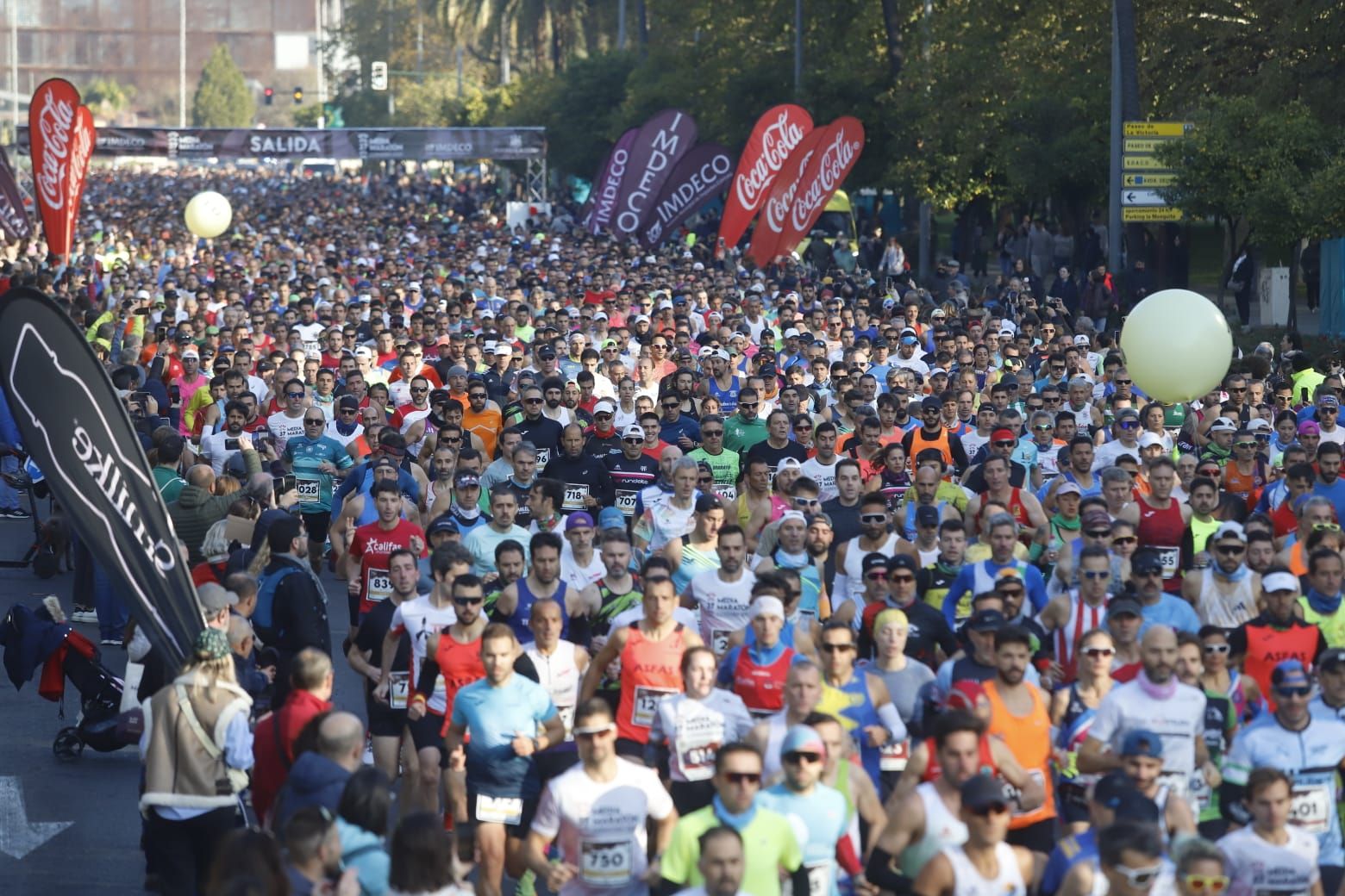 Media Maratón de Córdoba 2023: la carrera, en imágenes