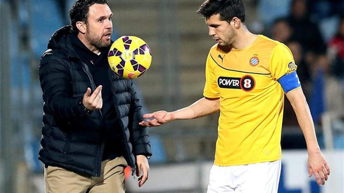 Sergio González, durante el partido ante el Getafe