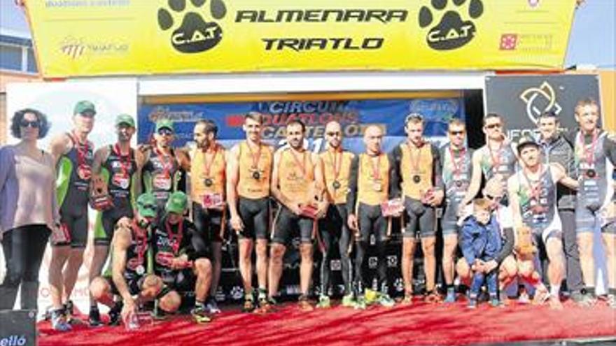 Almenara abrió a lo grande el III Circuit Duatlons Castelló con 90 equipos