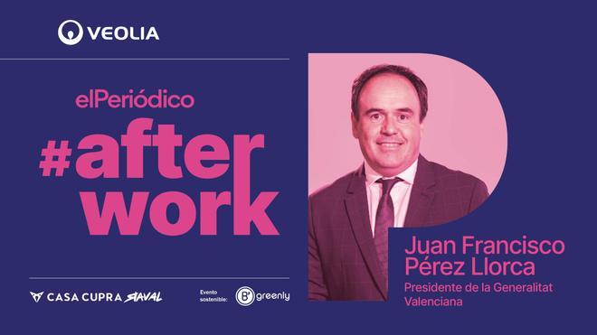 El presidente de la Generalitat Valenciana, Juan Francisco Pérez Llorca, en el Afterwork de EL PERIÓDICO