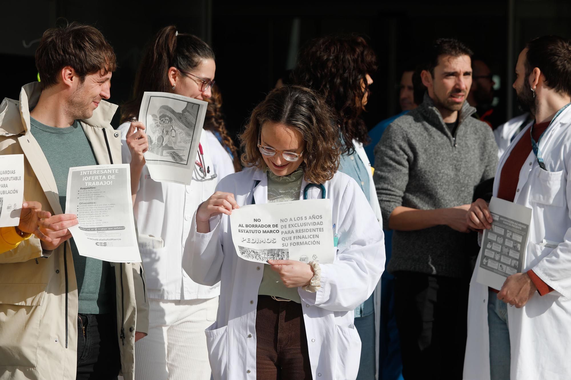 Todas las imágenes de la concentración de médicos en Ibiza