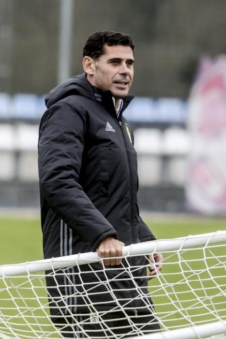 Entrenamiento del Real Oviedo en El Requexón