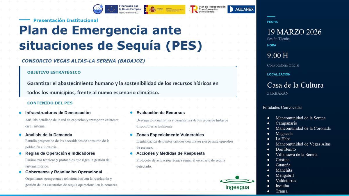 Plan de Emergencia ante Situaciones de Sequía.