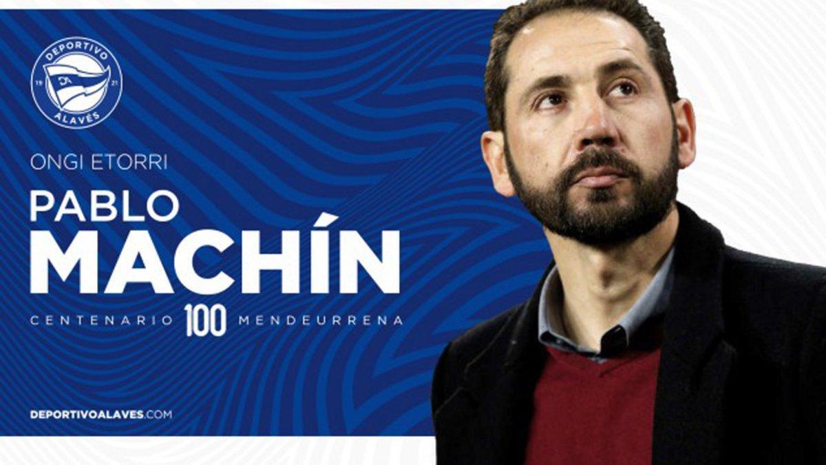 El Alavés dio la bienvenida a Pablo Machín