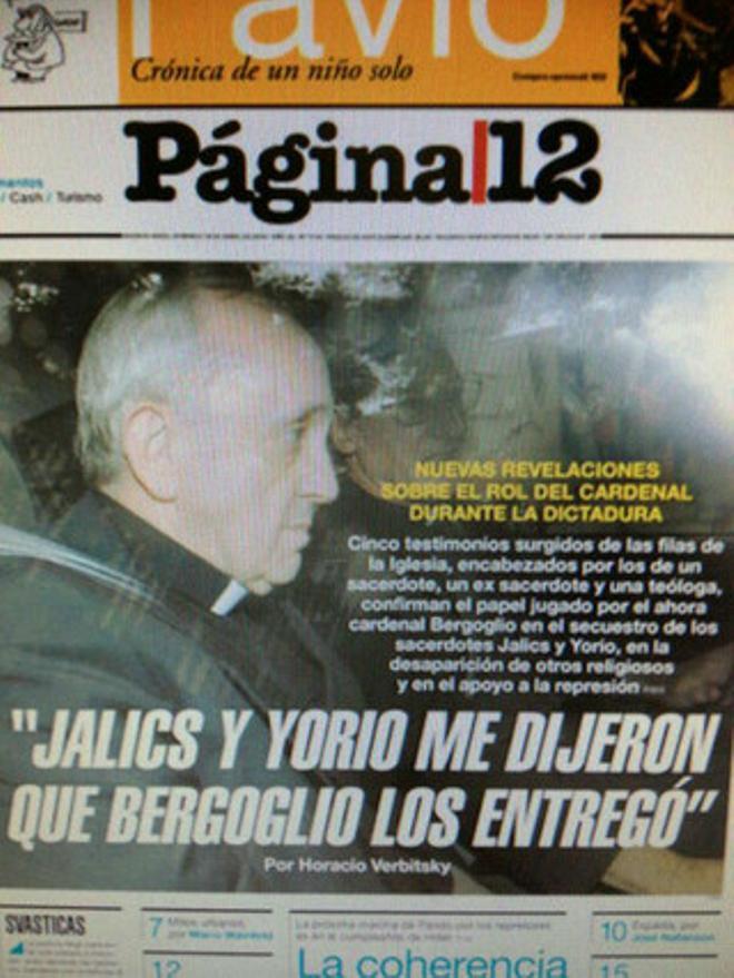Bergoglio, una relación conflictiva con la dictadura argentina