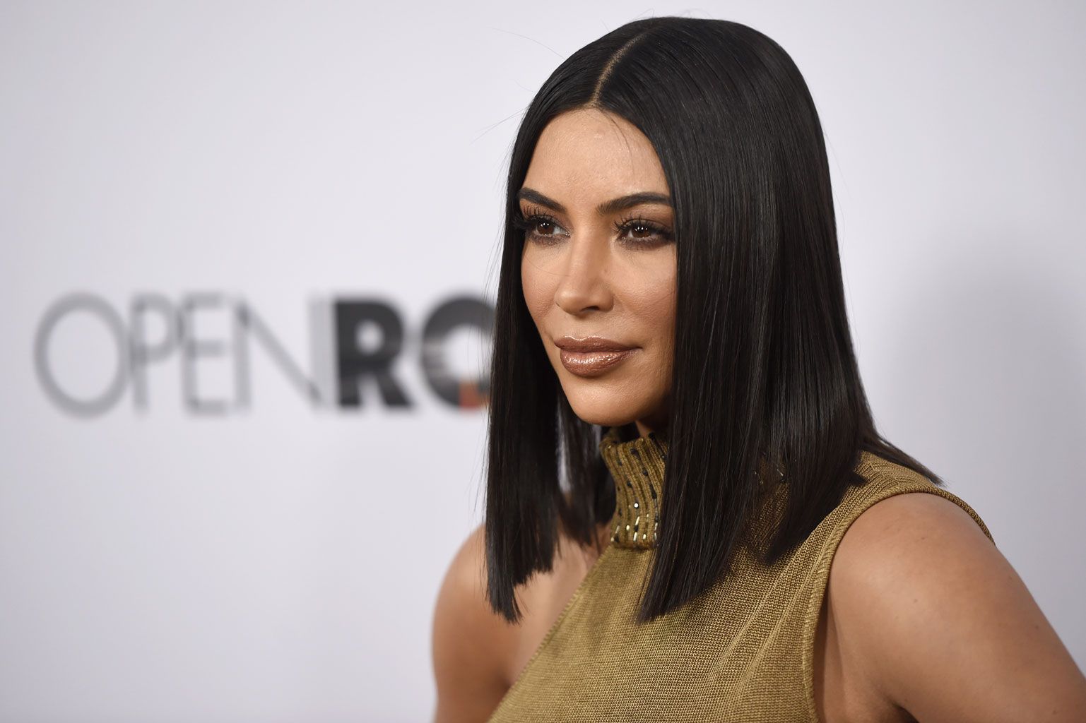 Kim Kardashian en el estreno de 'The Promise'