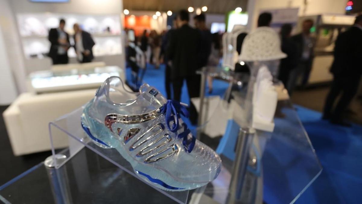 Zapatillas creadas a partir de impresión 3D.