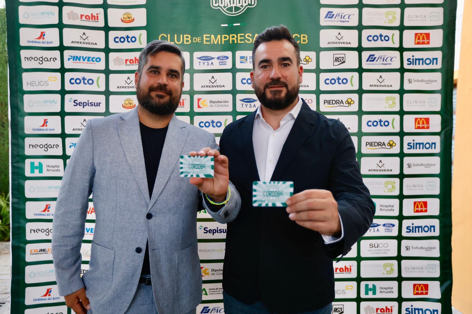 La presentación del proyecto del Coto Córdoba Baloncesto, en imágenes