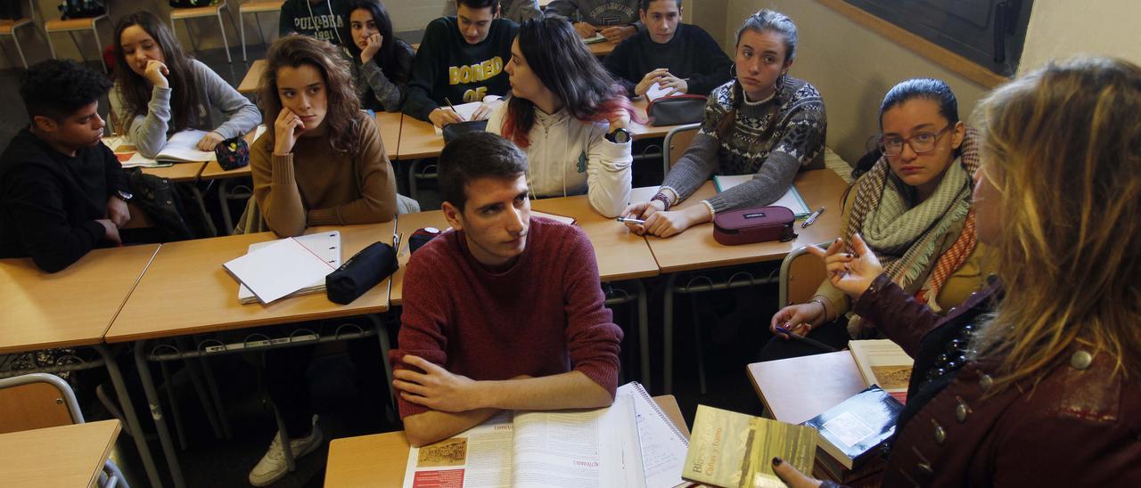 Una clase de Secundaria.