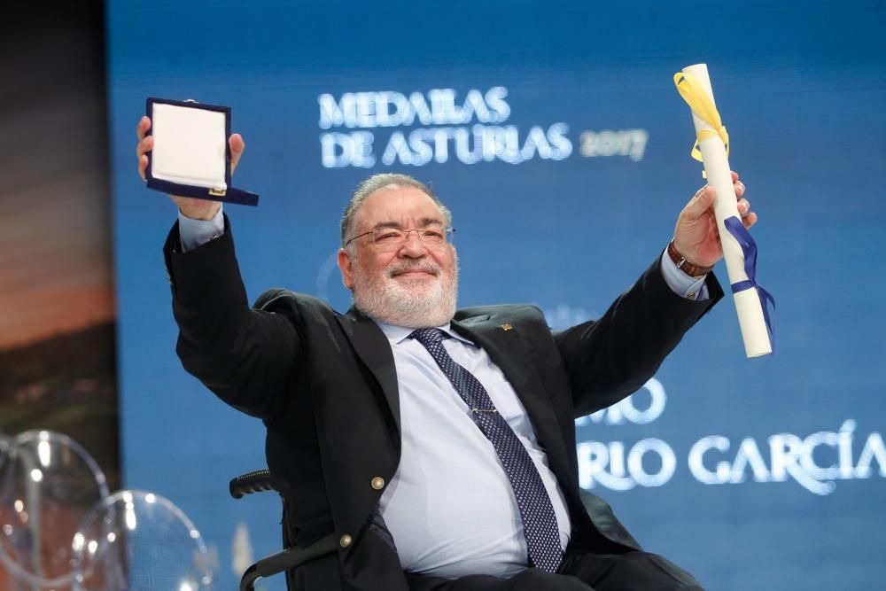 Acto de entrega de las medallas de Asturias