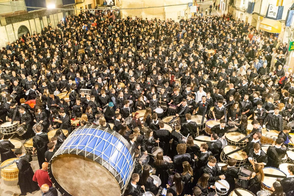 Imagen de archivo de una Semana Santa en La Puebla de Híjar.