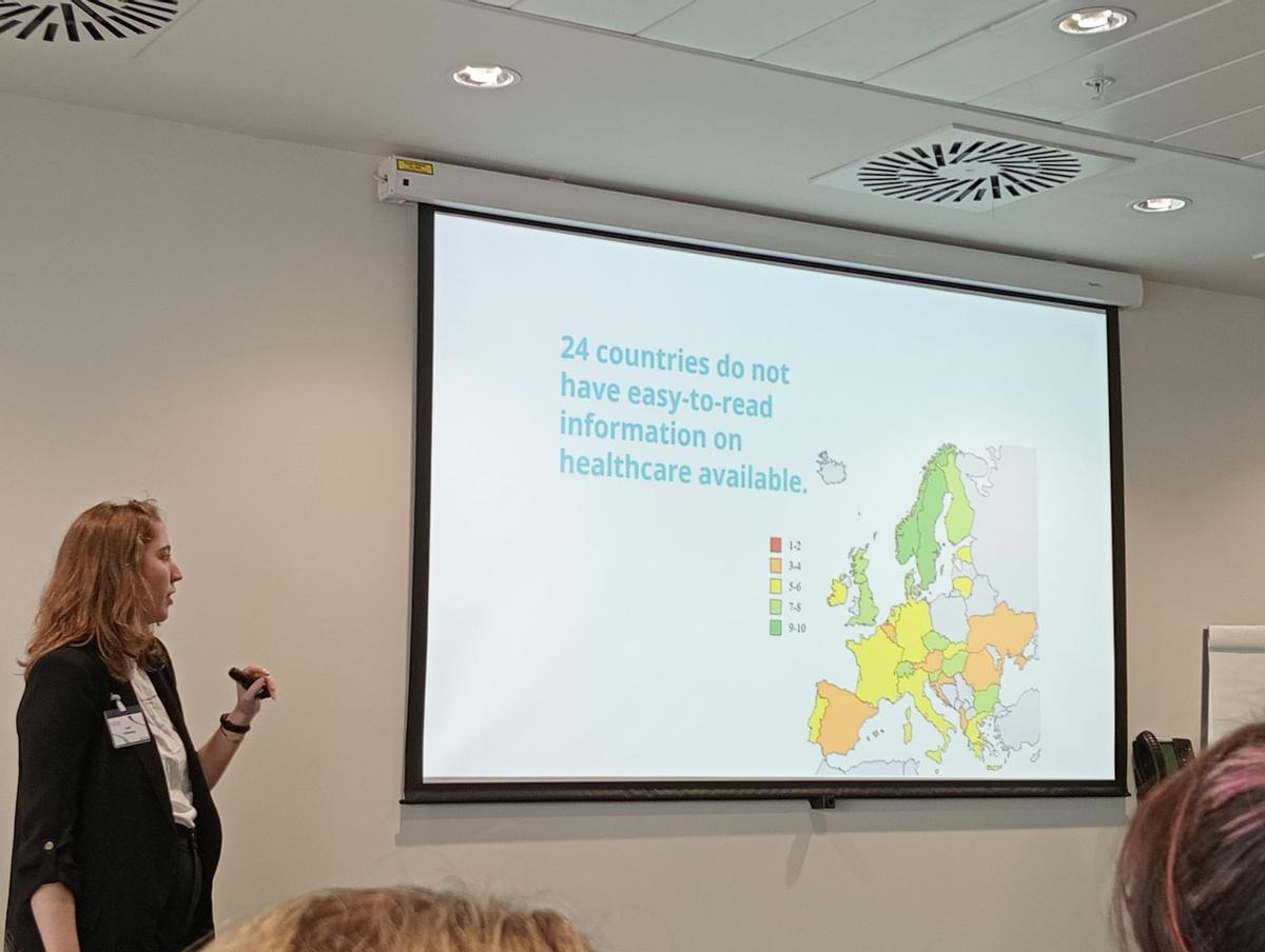 Presentació dels indicadors del 2023 al congrés internacional d'Inclusion Europe de 2024