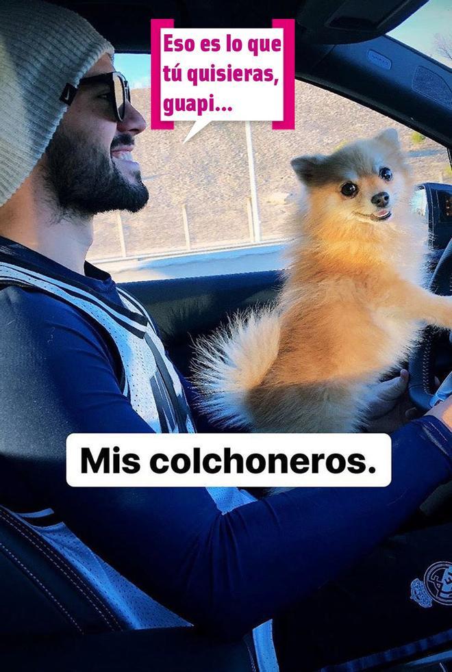 Isco Alaracón en el Stories de Sara Salamo