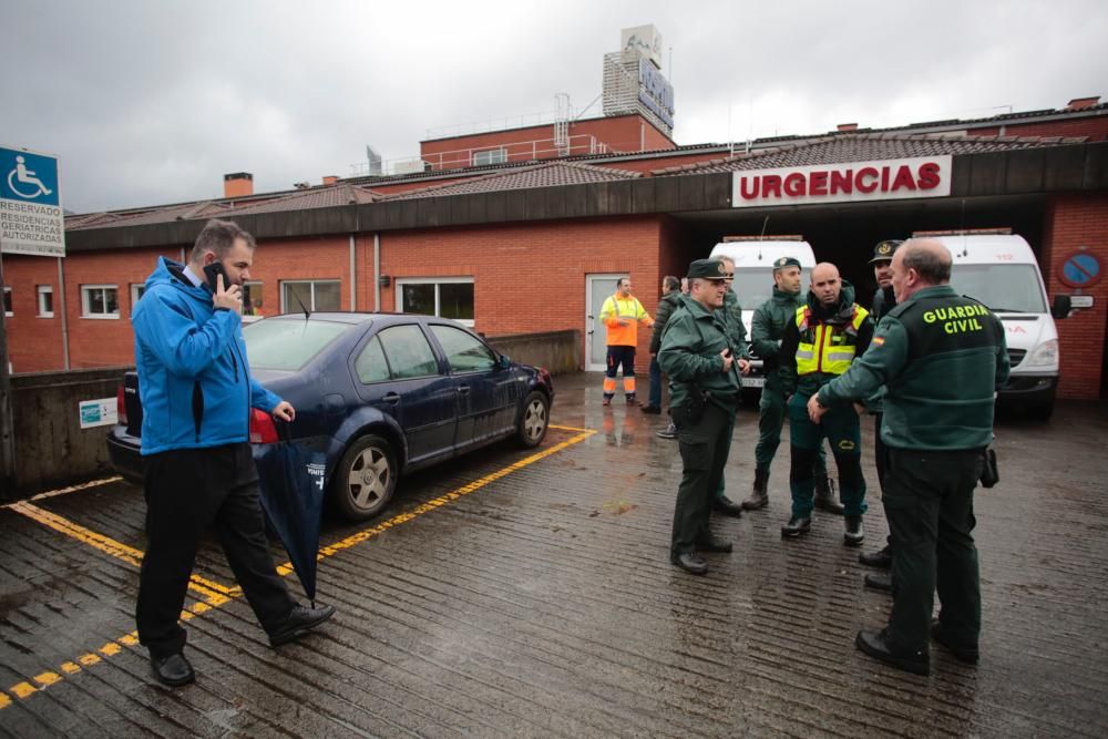 "Temporal en Asturias: El hospital de Arriondas, d