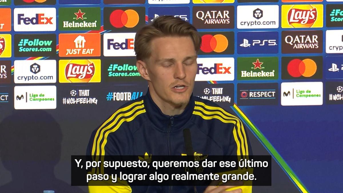Odegaard: "Admiro mucho a Griezmann"