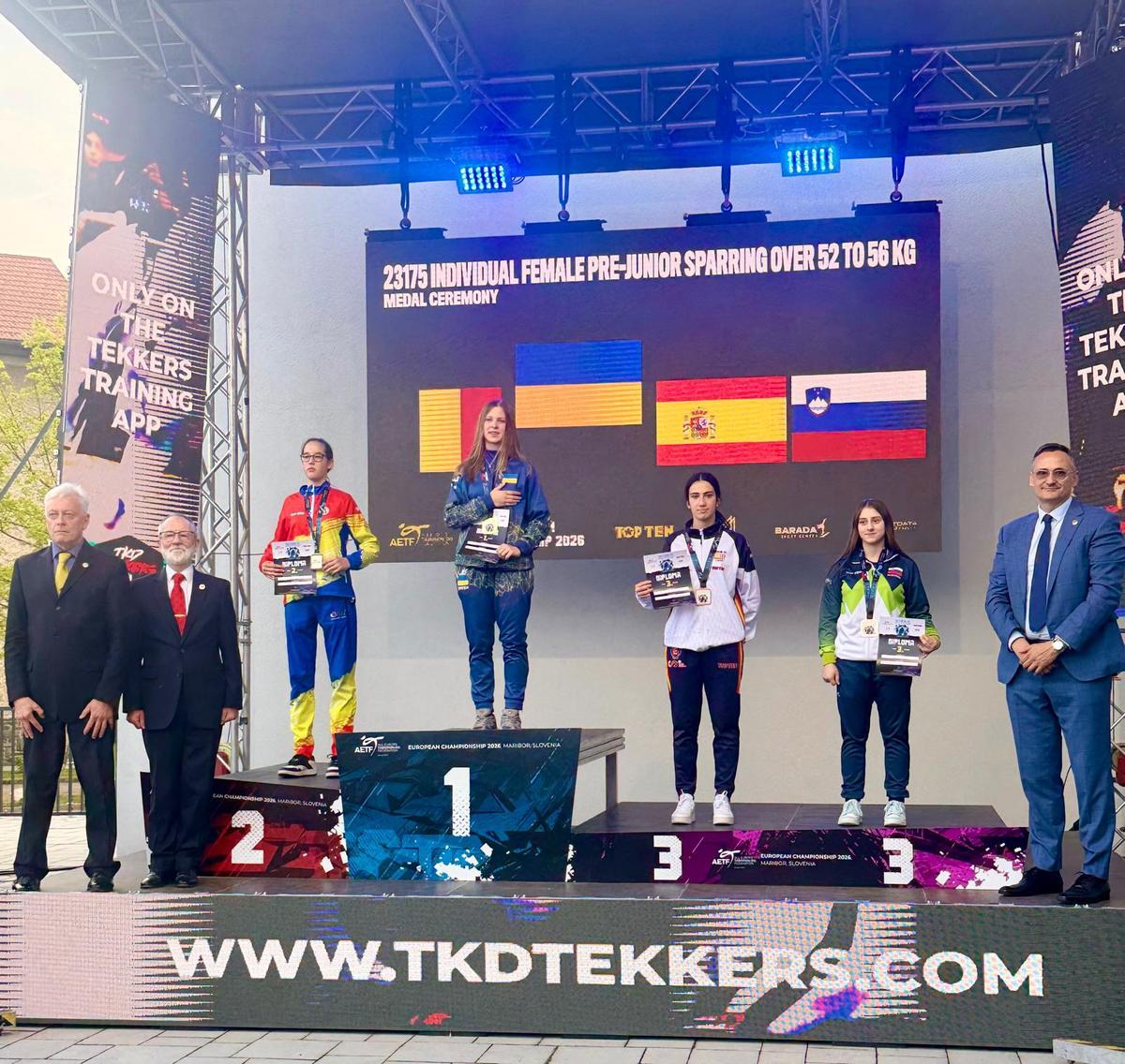 Ana Pareja consigue el bronce en el europeo disputado en Maribor.