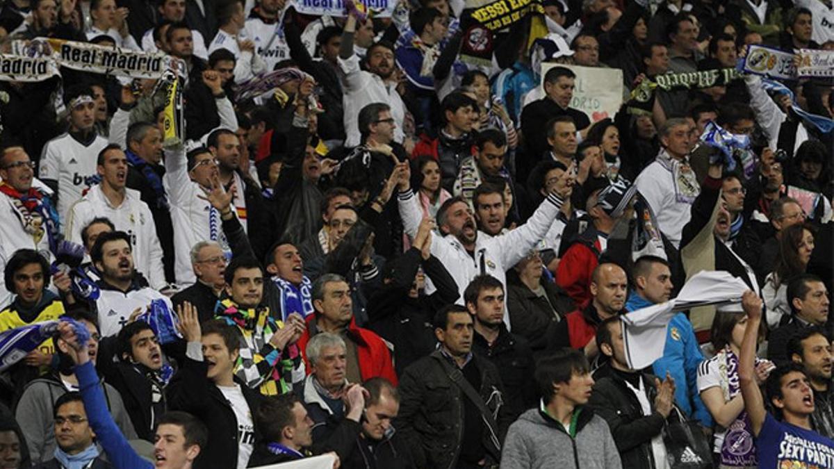 Los cánticos de la afición del Real Madrid podrían acarrear sanción para el club