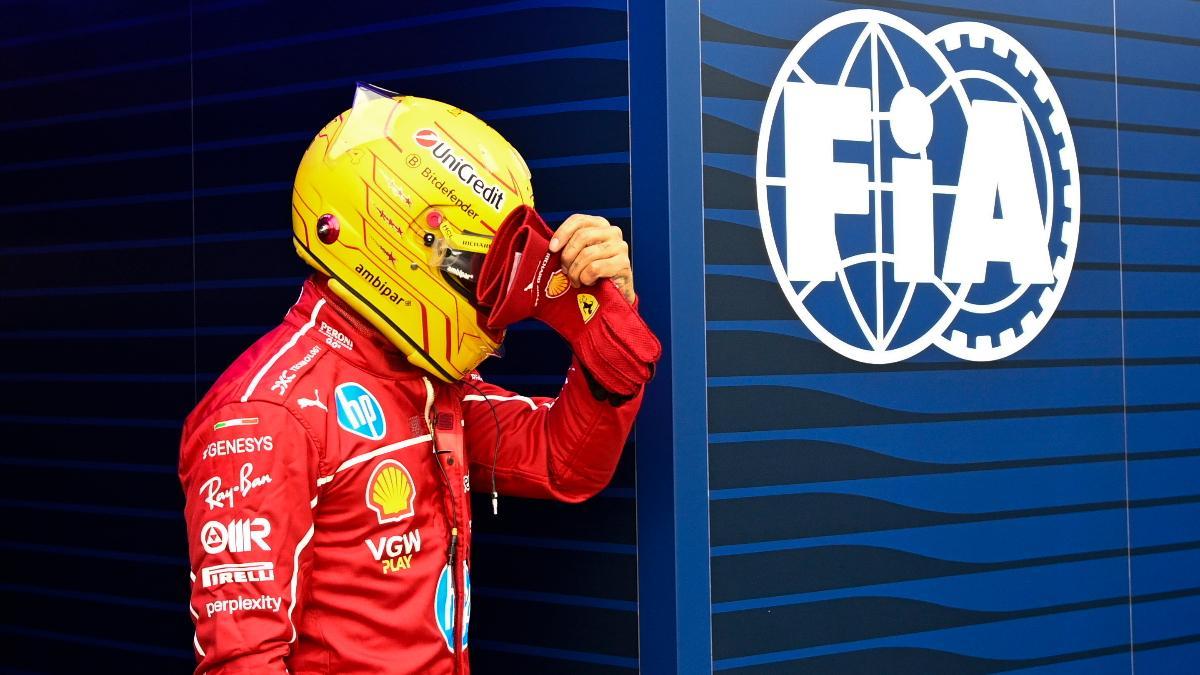 Lewis Hamilton, al término de la sesión de clasificación en Hungría