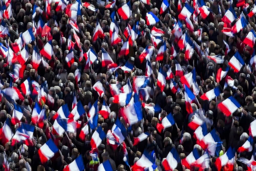 Acto de apoyo a François Fillon en París