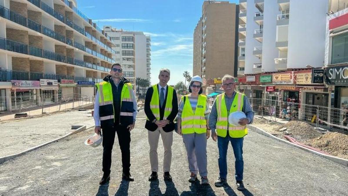 El Ayuntamiento de Benalmádena afirma que las obras de la avenida Alay marchan a buen ritmo.