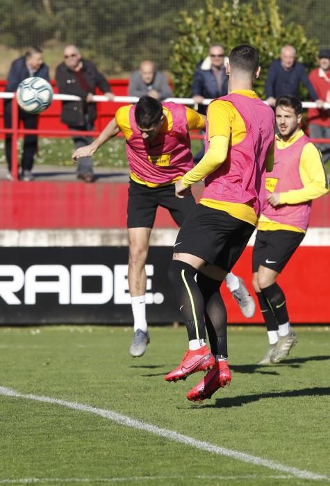 Entrenamiento del Sporting