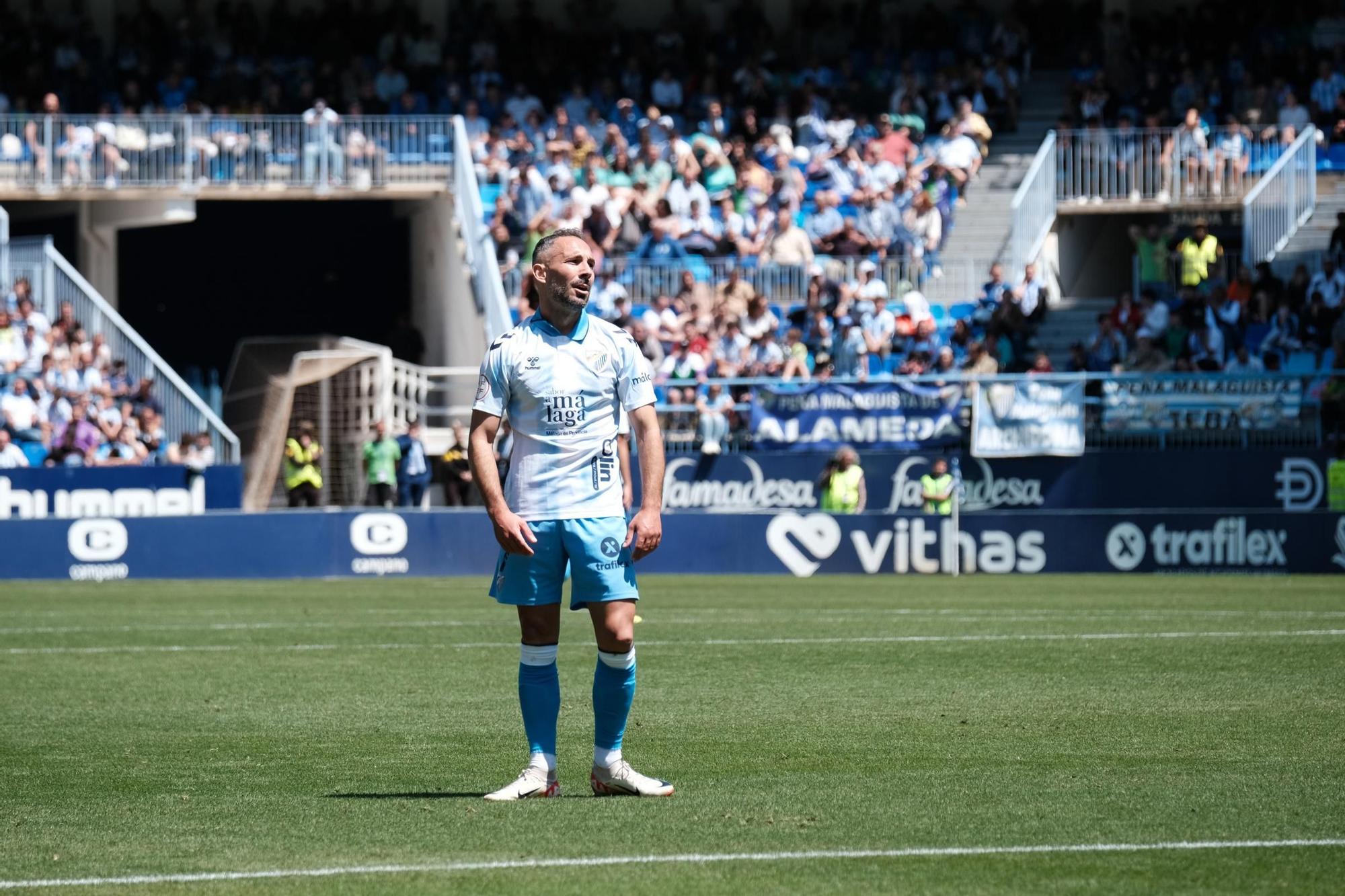 El Málaga CF - Real Murcia, en fotos