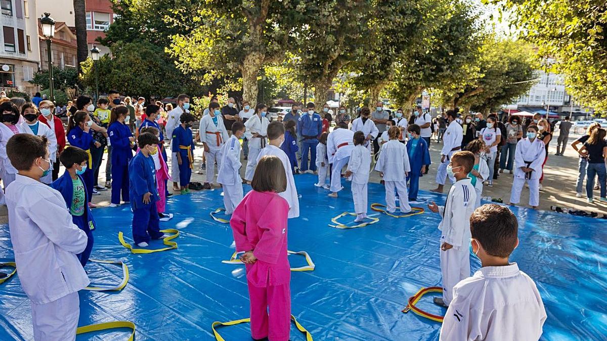 Exhibición de la escuela de judo, en la Alameda.   | // FDV