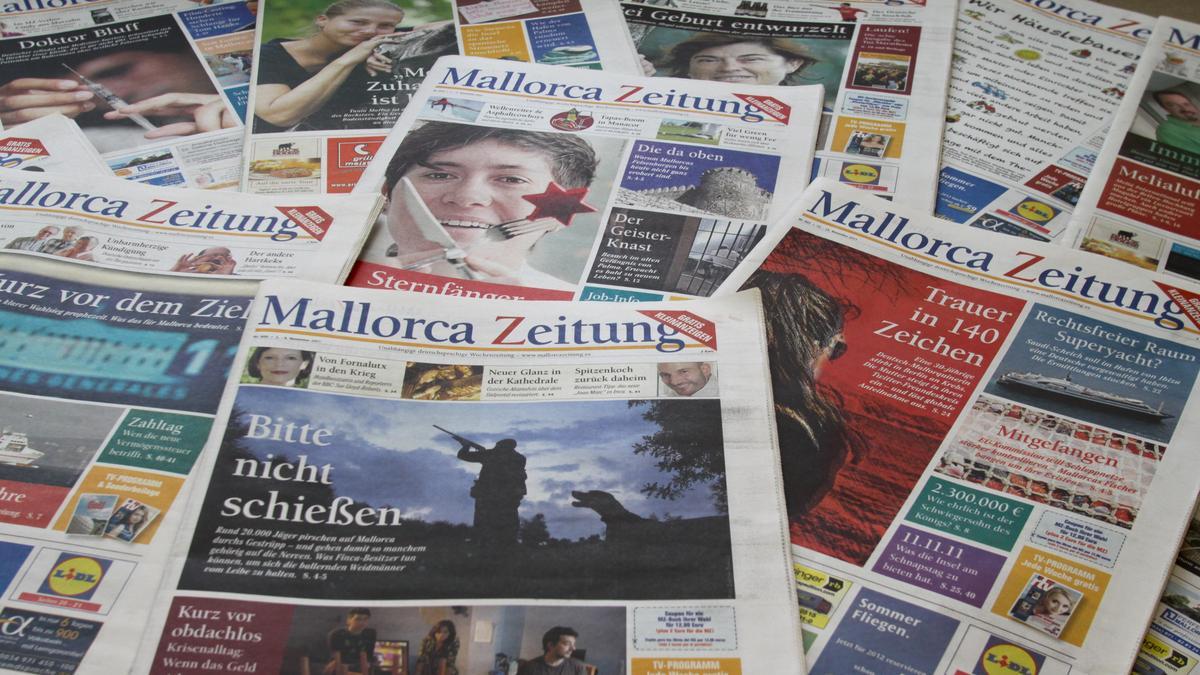 Verschiedene Ausgaben der Mallorca Zeitung (Archivbild).