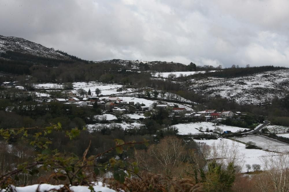 Temporal de nieve en Galicia