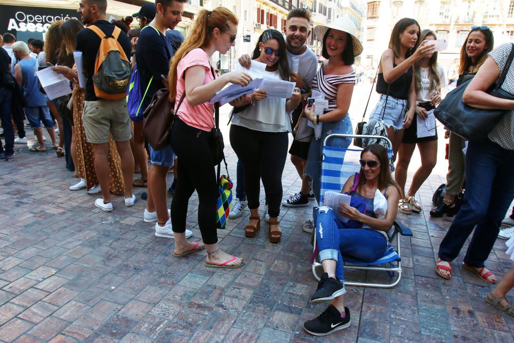 Casting de Gran Hermano en Málaga.