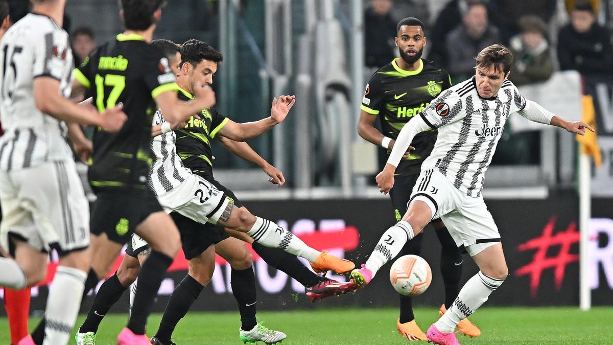 Resumen, goles y highlights del Juventus 1 - 0 Sporting de Lisboa de la ida de cuartos de final de la Europa League