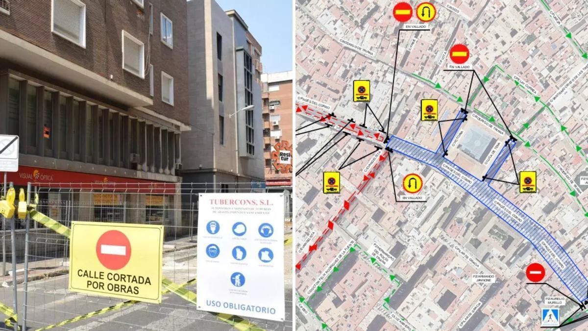 Cortes de tráfico en la calle Pagés del Corro desde el 29 de junio de 2026 por el inicio de la tercera fase de obras.