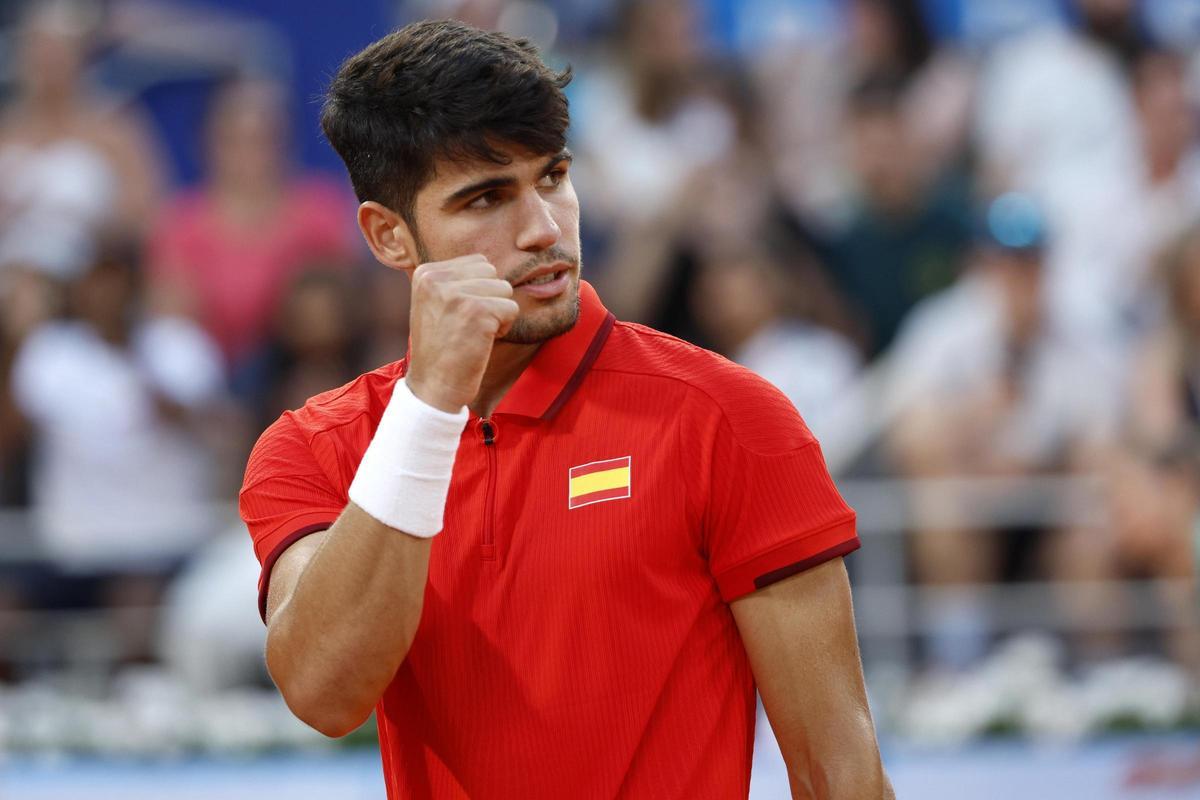 El partido entre Griekspoor y Alcaraz, en imágenes