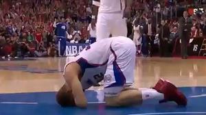 El moment de l’agressió d’Ibaka a Griffin.