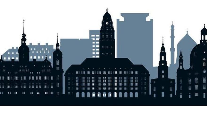 Silueta de Dresden.