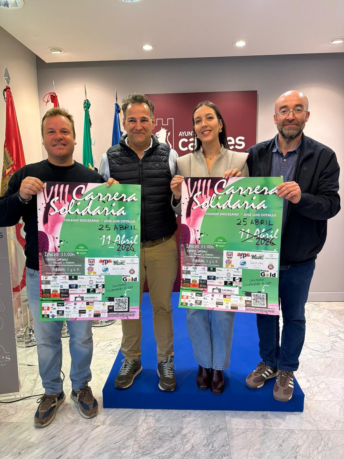 Presentación de la carrera, ayer.